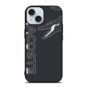 LACOSTE CROC LOGO GRAY ICON iPhone 15  Case Cover