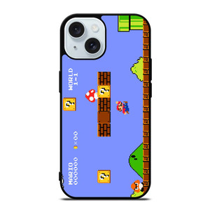 MARIO BROSS RETRO NES iPhone 15  Case Cover