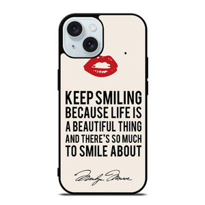 MARYLIN MONROE QUOTES iPhone 15  Case Cover