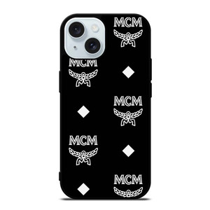 MCM WORLDWIDE LOGO BLACK iPhone 15  Case Cover