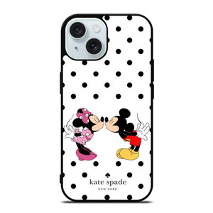 MICKEY MINNIE MOUSE KATE SPADE KISS iPhone 15  Case Cover