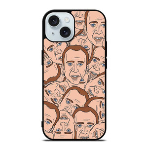 NICOLAS CAGE COLLAGE iPhone 15  Case Cover