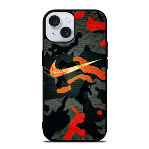 NIKE COLORFUL CAMO iPhone 15  Case Cover