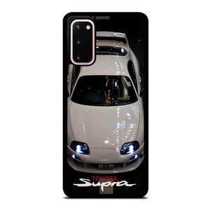 TOYOTA SUPRA WHITE CAR Samsung Galaxy S20 Case