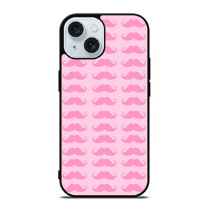 PINK MOUSTACHE iPhone 15  Case Cover