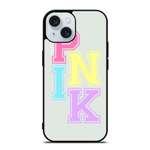 PINK NATION VICTORIA'S SECRET LOGO PRETTY IN ICON iPhone 15  Case Cover