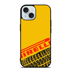 PIRELLI TIRE LOGO YELLOW iPhone 15  Case Cover