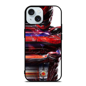 RED POWER RANGERS iPhone 15  Case Cover