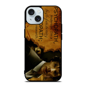 SHERLOCK HOLMES PSYCHOPATH iPhone 15  Case Cover