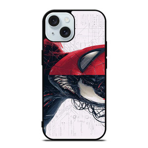 SPIDERMAN X VENOM MARVEL iPhone 15  Case Cover