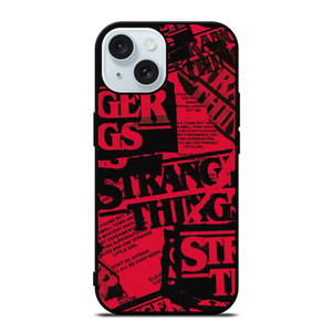 STRANGER THINGS ART LOGO iPhone 15  Case Cover