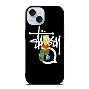 STUSSY BART SIMSON iPhone 15  Case Cover
