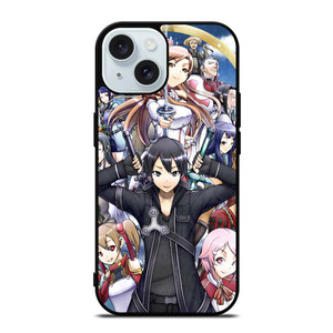 SWORD ART ONLINE CHARACTERS iPhone 15  Case Cover