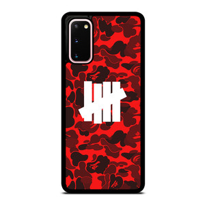 UNDEFEATED BAPE CAMO RED Samsung Galaxy S20 Case UNDEFEATED BAPE CAMO RED Samsung Galaxy S20 Case