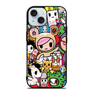 TOKIDOKI DONUTELLA AND FRIEND iPhone 15  Case Cover