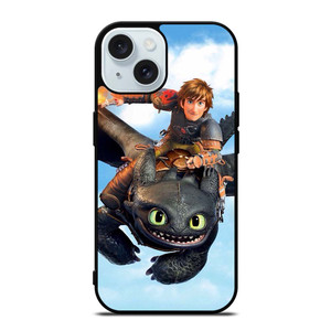 TOOTHLESS AND HICCUP TRAIN YOUR DRAGON 2 iPhone 15  Case Cover