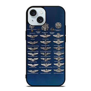 US AIR FORCE ARMY BADGE iPhone 15  Case Cover