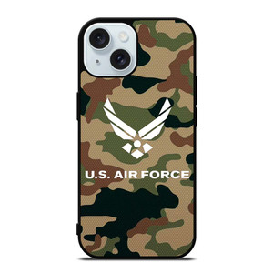 US AIR FORCE LOGO CAMO iPhone 15  Case Cover