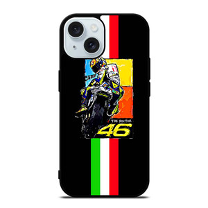 VALENTINO ROSSI THE DOCTOR 46 ITALY iPhone 15  Case Cover