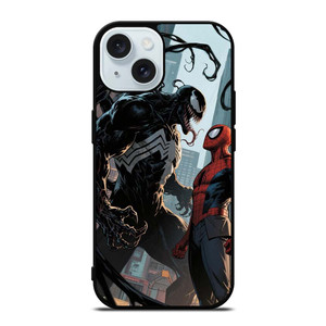 VENOM VS SPIDERMAN MARVEL ART iPhone 15  Case Cover