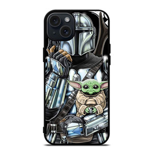 BABY YODA GROGU MANDALORIAN STAR WARS iPhone 15 Plus Case