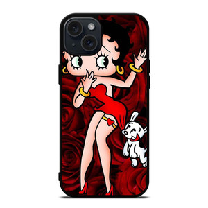 BETTY BOOP AND DOG iPhone 15 Plus Case