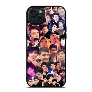 DAN AND PHIL COLLAGE iPhone 15 Plus Case