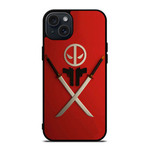 DEADPOOL MARVEL WEAPONS iPhone 15 Plus Case
