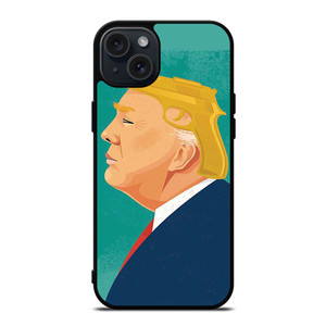 DONALD TRUMP HAIR TRIGGER iPhone 15 Plus Case