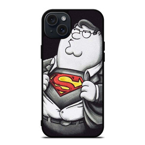 FAMILY GUY PETER THE SUPERMAN iPhone 15 Plus Case