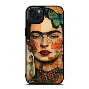 FRIDA KAHLO BUTTERFLY iPhone 15 Plus Case