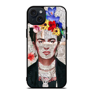 FRIDA KAHLO NEWSPAPER iPhone 15 Plus Case