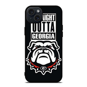 GEORGIA BULLDOGS UGA STRAIGHT OUTTA iPhone 15 Plus Case