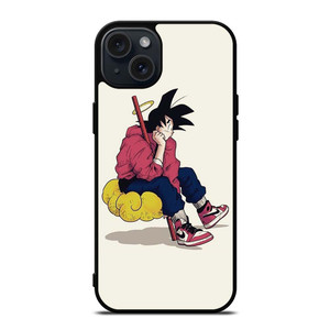 GOKU AIR JORDAN DRAGON BALL iPhone 15 Plus Case