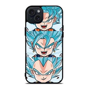 GOKU AND VEGETA CUTE DRAGON BALL iPhone 15 Plus Case