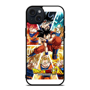 GOKU DRAGON BALL ALL SAIYAN TRANSFORMATION iPhone 15 Plus Case