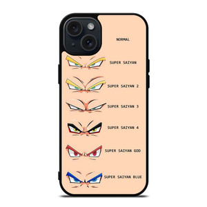 GOKU SAIYAN EYES DRAGON BALL iPhone 15 Plus Case