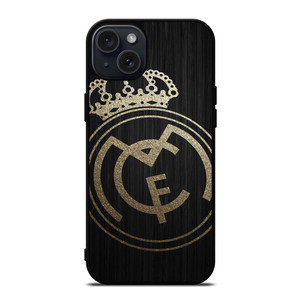 GOLD REAL MADRID LOGO iPhone 15 Plus Case