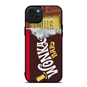 GOLDEN TICKET CHOCOLATE WONKA BAR iPhone 15 Plus Case