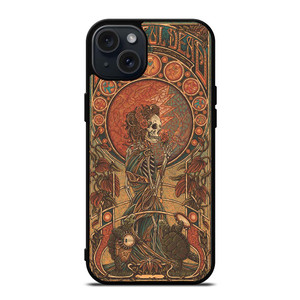 GREATEFUL DEAD BAND ICON SKULL TURTLE iPhone 15 Plus Case