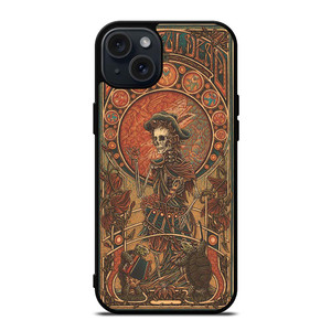 GREATEFUL DEAD BAND ICON THE PIRATES SKULL iPhone 15 Plus Case