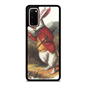 WHITE RABBIT ALICE IN WONDERLAND Disney Samsung Galaxy S20 Case WHITE RABBIT ALICE IN WONDERLAND Disney Samsung Galaxy S20 Case