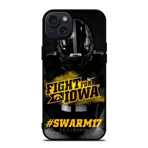 IOWA HAWKEYES LOGO iPhone 15 Plus Case