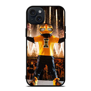 IOWA HAWKEYES MASCOT iPhone 15 Plus Case
