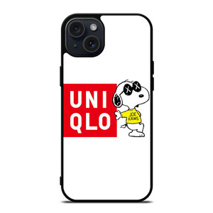 JOE KAWS UNIQLO LOGO iPhone 15 Plus Case