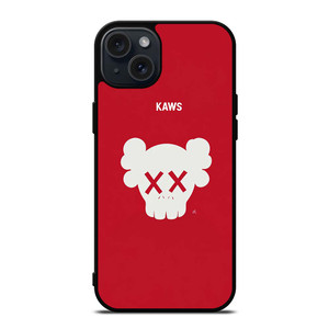 KAWS RED iPhone 15 Plus Case