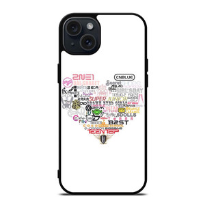 KPOP ALL BAND LOVE iPhone 15 Plus Case