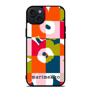 MARIMEKKO FLOWER POPPY PATTERN iPhone 15 Plus Case