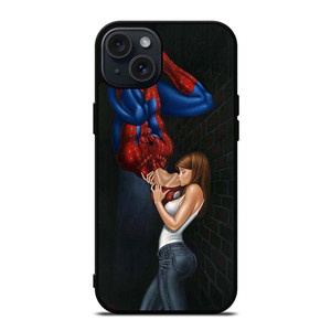 MARY JANE SPIDERMAN KISSING iPhone 15 Plus Case