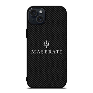 MASERATI LOGO CARBON iPhone 15 Plus Case